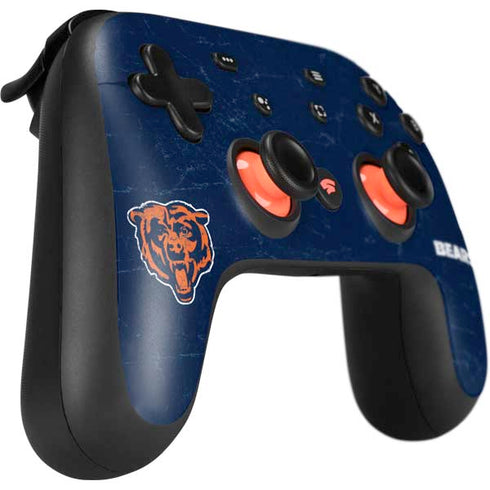 NFL Chicago Bears - Alternate Distressed Google Stadia Controller Skin